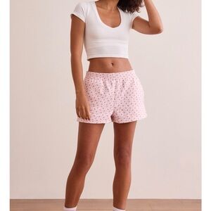 Altard State AS Revival Rosie Pocket Shorts Medium New Floral Pink Sleep Shorts